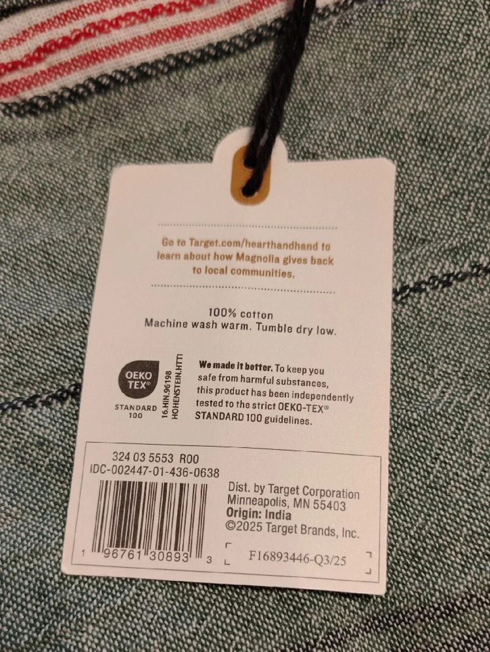 Hearth & Hand With Magnolia Cotton Flour Sack Kitchen Towel 30